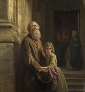 Josephus Laurentius Dyckmans The Blind Beggar Sweden oil painting artist
